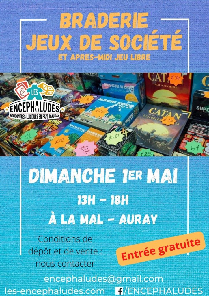 Grande Braderie Ludique – Dimanche 1er mai 2022